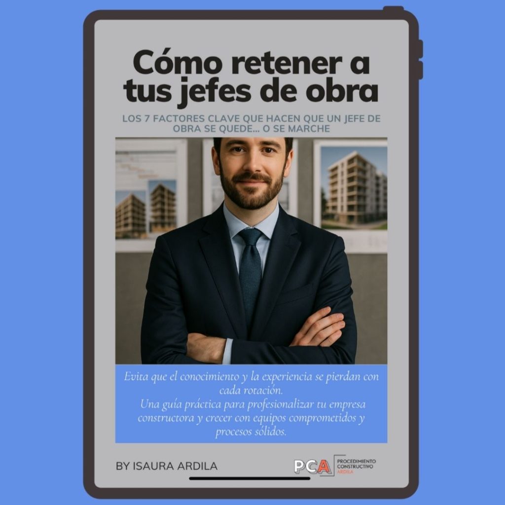 retener jefes de obra