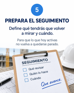 PREPARA EL SEGUIMIENTO